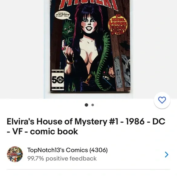 Collectible Comics. 1959 Comic Comics. And Elvira comic. In fair confition.. - Picture 7 of 12